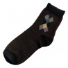 Pack de 2 Paires Chaussettes Chaudes Assorties Polaire Motif Losange T.U.