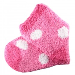 Pack de 3 Paires Chaussettes Chaudes Polaire Motif à Pois