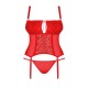 Blossmina Corset et string - Rouge
