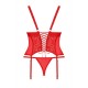 Blossmina Corset et string - Rouge
