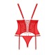 Blossmina Corset et string - Rouge