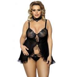 Fripa Babydoll - Noir