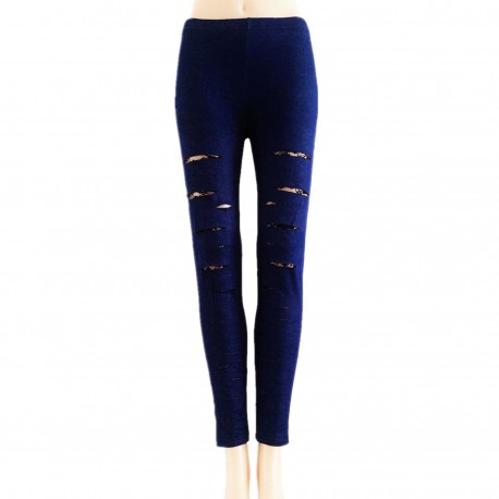 Leggings Style Jeans Déchiré