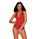 Fiorenta Body ouvert - Rouge