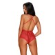 Fiorenta Body ouvert - Rouge