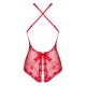 Fiorenta Body ouvert - Rouge