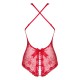 Fiorenta Body ouvert - Rouge