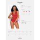 Fiorenta Body ouvert - Rouge