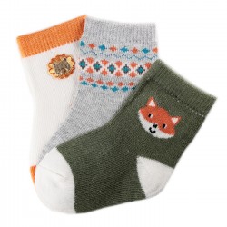 Pack de 3 Paires Chaussettes Coton Bébé