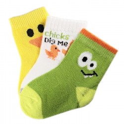 Pack de 3 Paires Chaussettes Coton Bébé