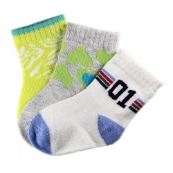 Pack de 3 Paires Chaussettes Coton Bébé