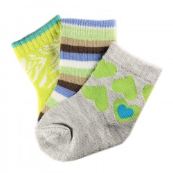 Pack de 3 Paires Chaussettes Coton Bébé