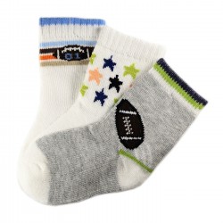 Pack de 3 Paires Chaussettes Coton Bébé