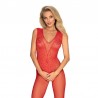 N112 Bodystocking - Rouge