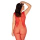 N112 Bodystocking - Rouge