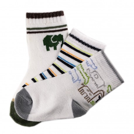 Pack de 3 Paires Chaussettes Coton Bébé