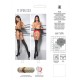 TI003B Collants ouverts 20/40 DEN - Noir