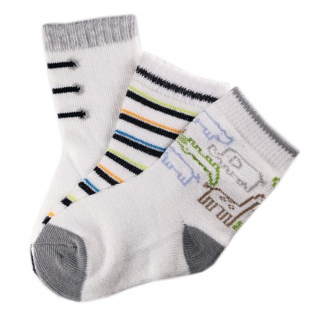 Pack de 3 Paires Chaussettes Coton Bébé