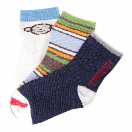 Pack de 3 Paires Chaussettes Coton Bébé