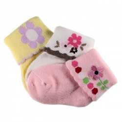 Pack de 3 Paires Chaussettes Coton Bébé