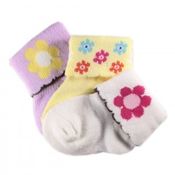 Pack de 3 Paires Chaussettes Coton Bébé