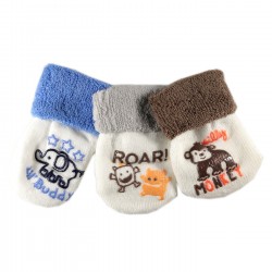 Pack de 3 Paires Chaussettes Coton Bébé