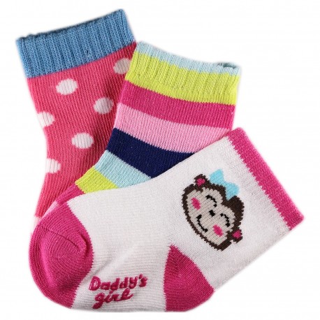 Pack de 3 Paires Chaussettes Coton Bébé