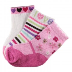 Pack de 3 Paires Chaussettes Coton Bébé