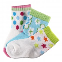 Pack de 3 Paires Chaussettes Coton Bébé