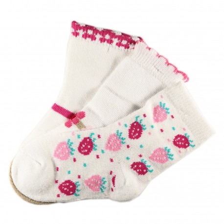 Pack de 3 Paires Chaussettes Coton Bébé