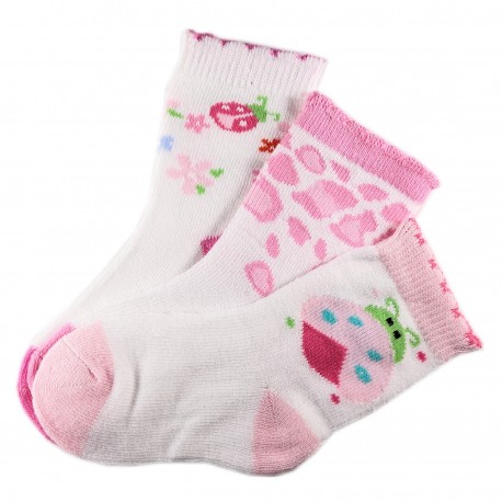 Pack de 3 Paires Chaussettes Coton Bébé