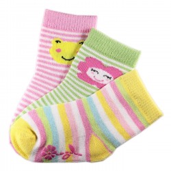 Pack de 3 Paires Chaussettes Coton Bébé