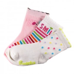 Pack de 3 Paires Chaussettes Coton Bébé