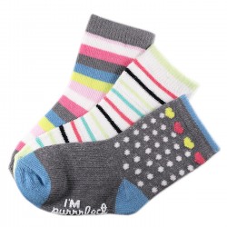 Pack de 3 Paires Chaussettes Coton Bébé