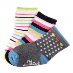 Pack de 3 Paires Chaussettes Coton Bébé