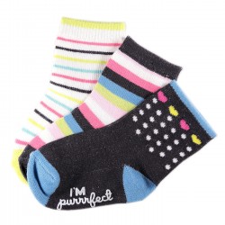 Pack de 3 Paires Chaussettes Coton Bébé