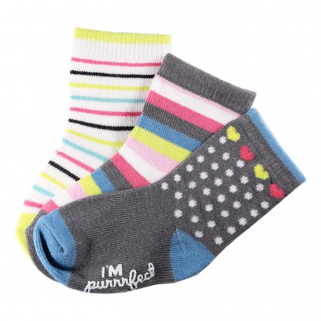 Pack de 3 Paires Chaussettes Coton Bébé