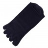 Pack de 2 Paires Chaussettes à doigts Mixte Bleu foncé T.U.