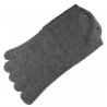 Pack de 2 Paires Chaussettes à doigts Mixte Gris T.U.