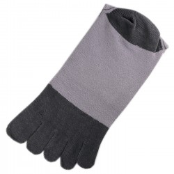 Pack de 2 Paires Chaussettes à doigts Gris T.U.