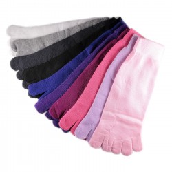 Pack de 10 Paires Socquettes à doigts Assortis T.U.