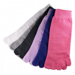 Pack de 6 Paires Socquettes à doigts Assorties T.U.