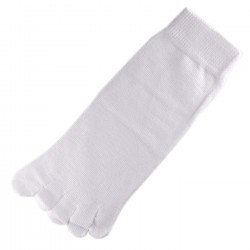 Pack de 2 Paires Socquettes à doigts Blanc T.U.