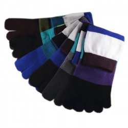 Pack de 6 Paires Chaussettes à doigts Assorties T.U.