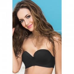 Haut de maillot de bain bandeau Style 6847 - Noir