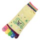 Pack de 6 Paires Socquettes à doigts Nounours Assorties T.U.