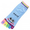 Pack de 2 Paires Socquettes à doigts SMILES Bleu T.U.