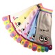 Pack de 2 Paires Socquettes à doigts SMILES Gris T.U.