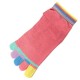 Pack de 6 Paires Socquettes à doigts Fillette Mignonne Assorties T.U.