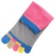 Pack de 6 Paires Socquettes à doigts Assorties T.U.